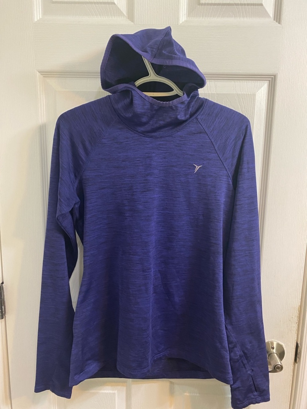 Running Purple Hoodie Old Navy Womens Active Go Dry Semi Fitted Walking Spring